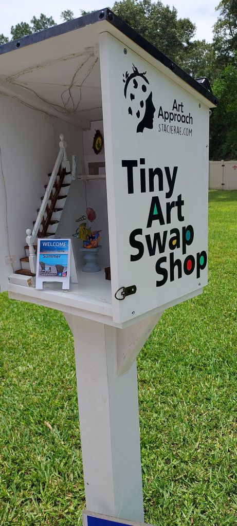 Tiny Art Gallery Swap Shop Art Approach Ocala