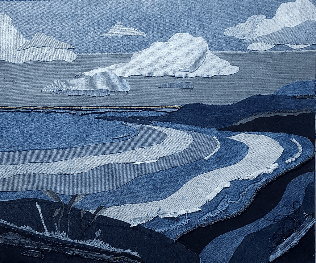 Denim Seaside Art Stacie Rae Pedrick Art Approach Ocala